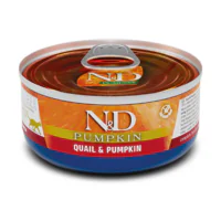 Farmina N&D Pumpkin с перепёлкой и тыквой, влажный корм для кошек, 70 г