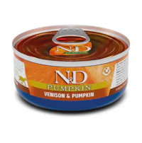 Farmina N&D Pumpkin с олениной и тыквой, влажный корм для кошек, 70 г