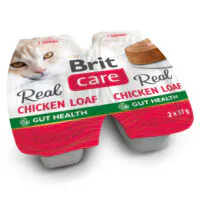 Brit Care Cat Real Chicken Loaf, 2×37 г