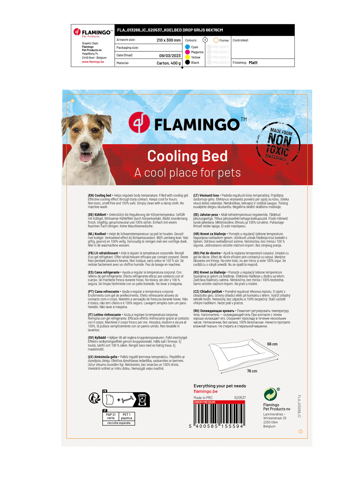 Flamingo Fresk Drop