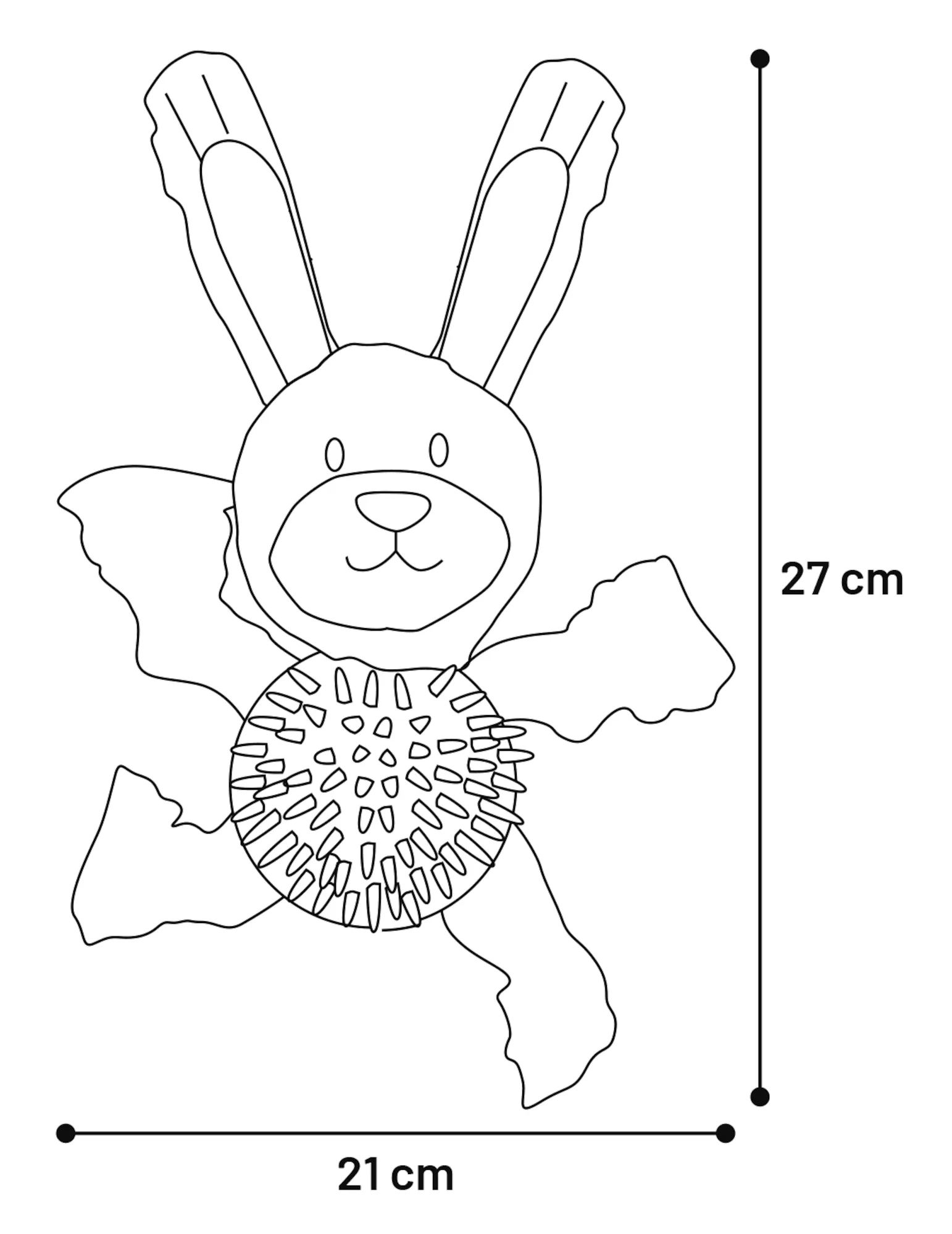 Flamingo Rabbit Ball