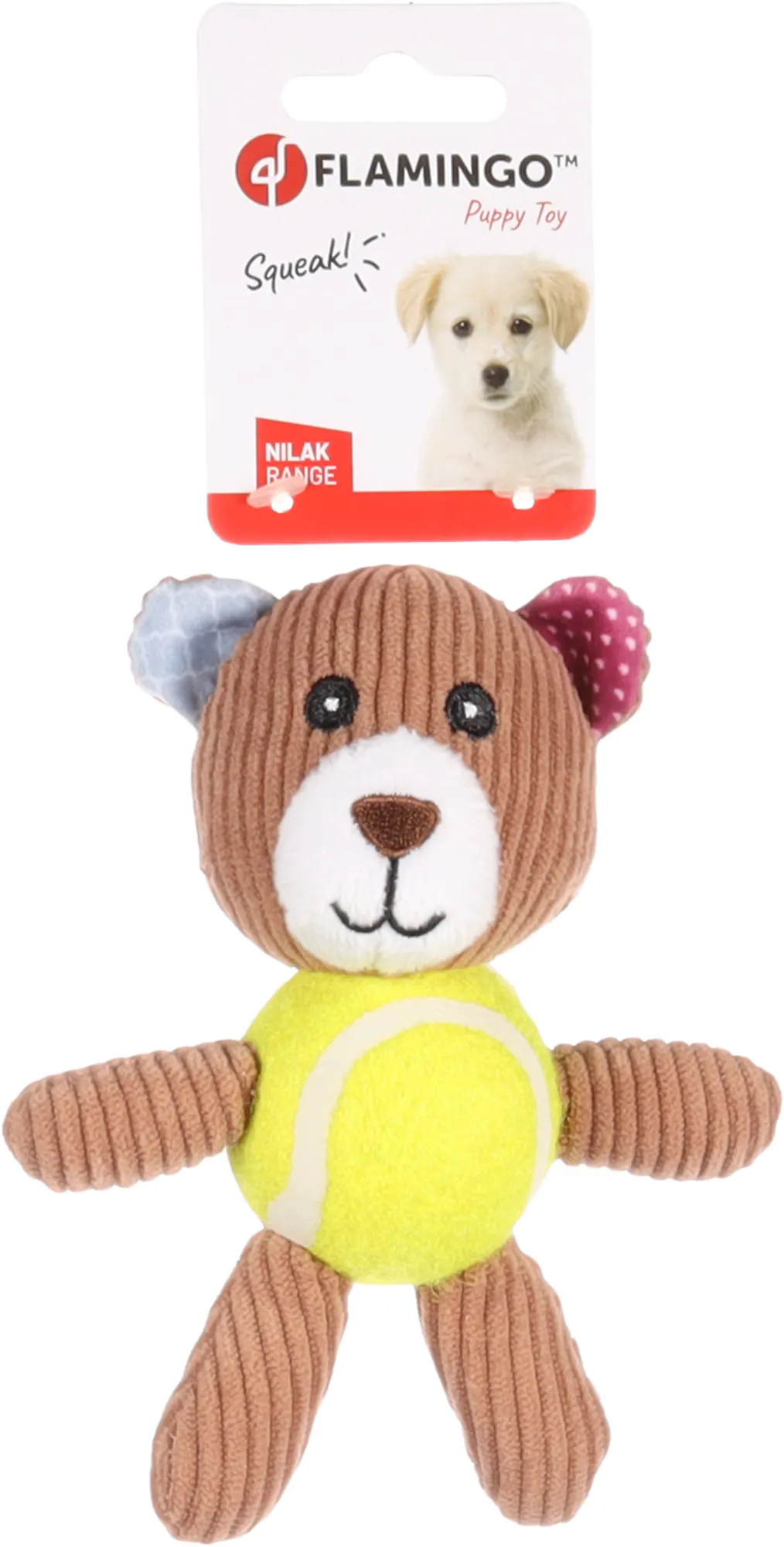 Flamingo Bear Tennis Ball