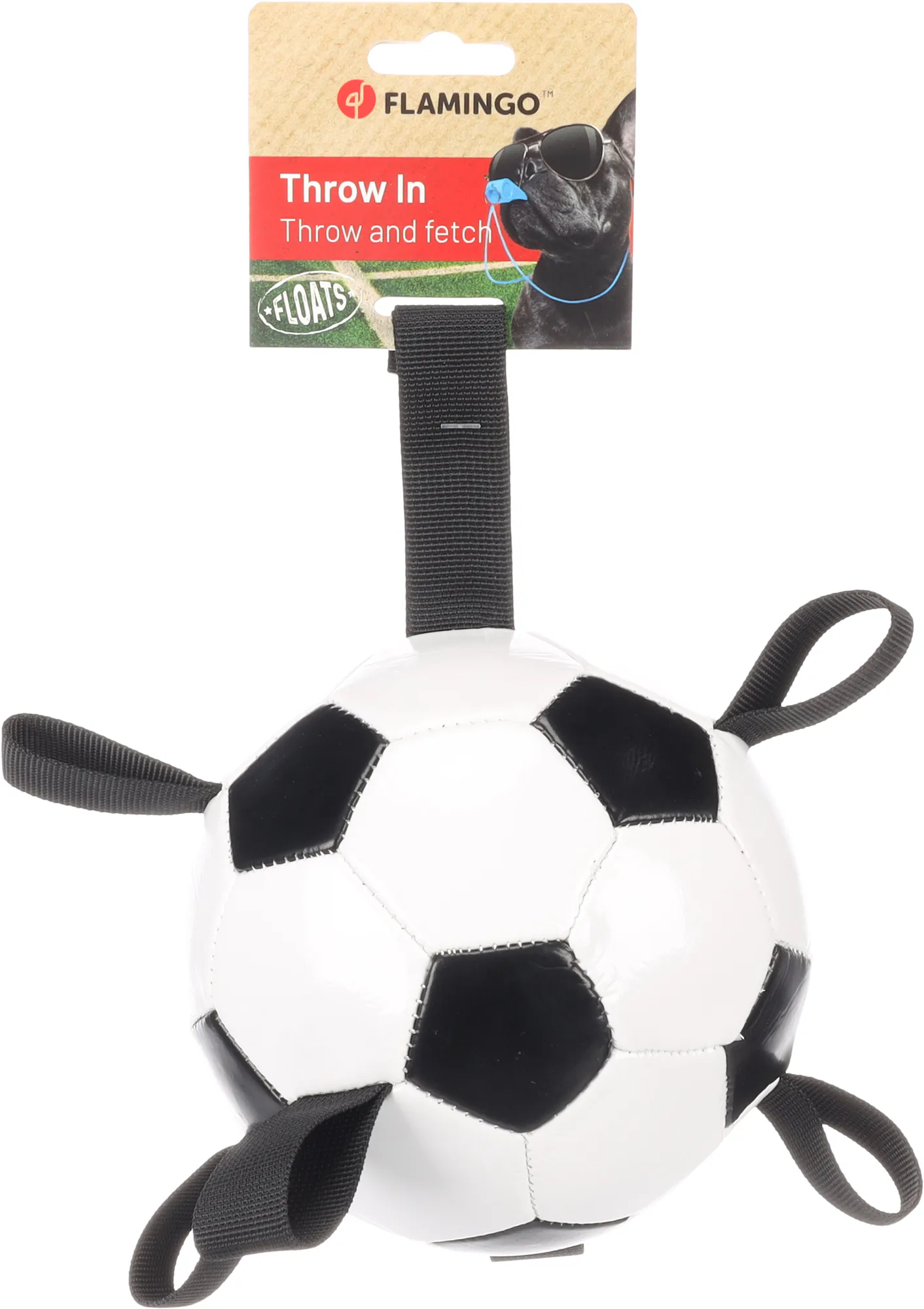 Flamingo Football Ribbons Small