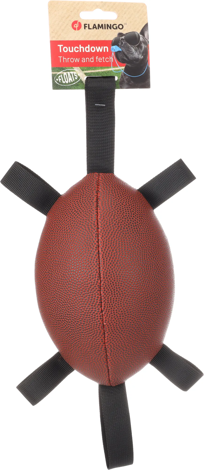 Flamingo Rugbyball Ribbons