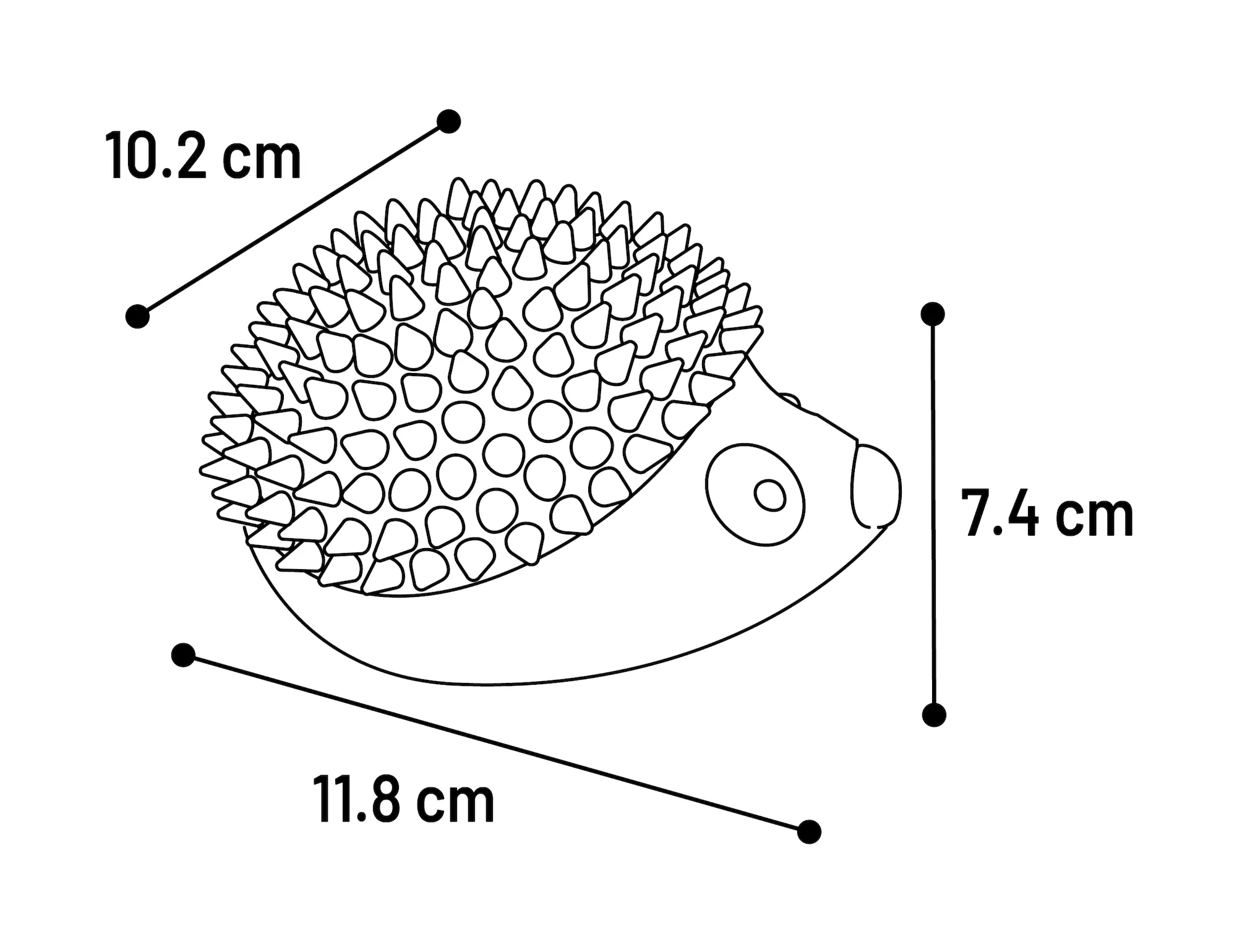 Flamingo Stekkie Hedgehog