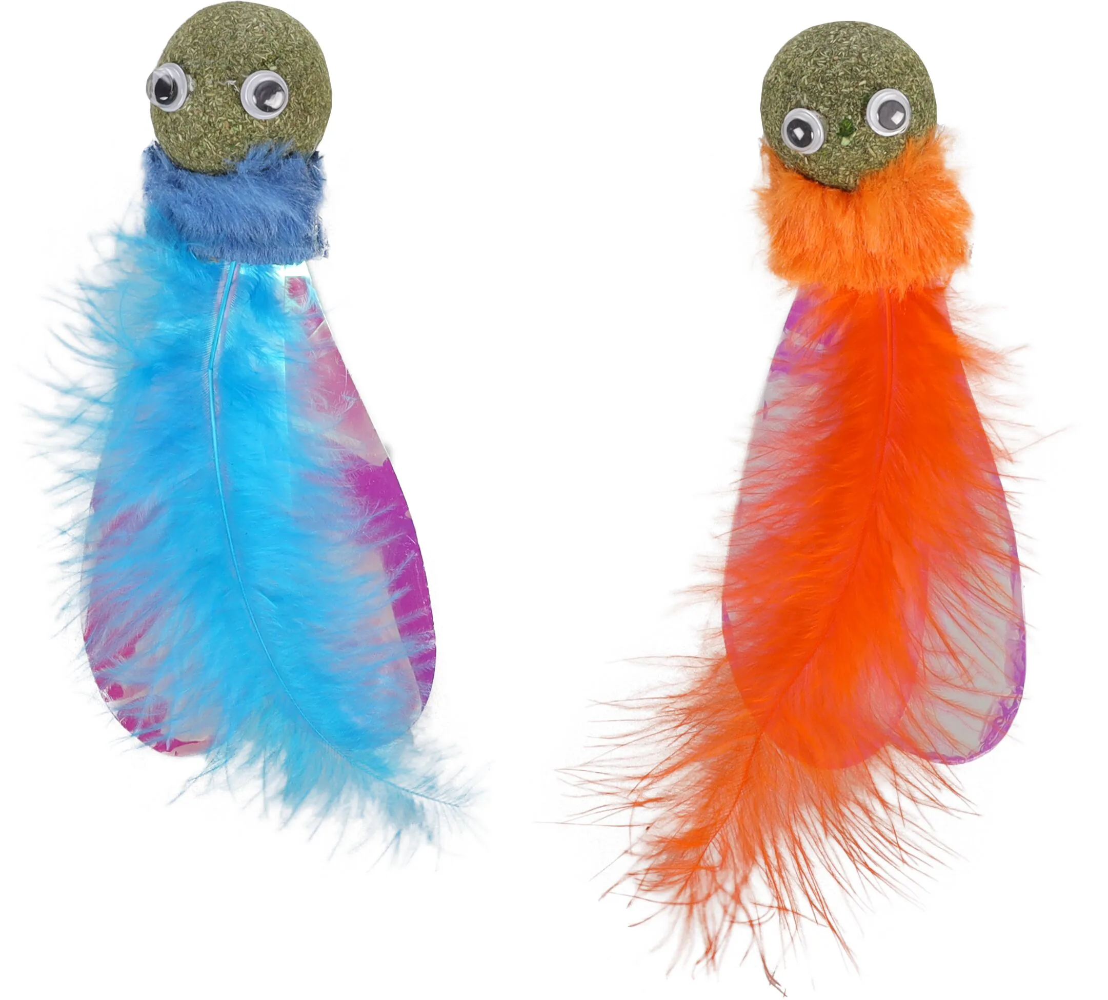 Flamingo Boleo Catnip Feathers