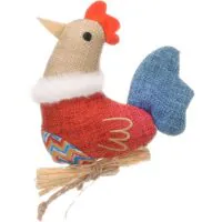 Flamingo Robla, игрушка-курочка с кошачьей мятой для кошек, 13 см