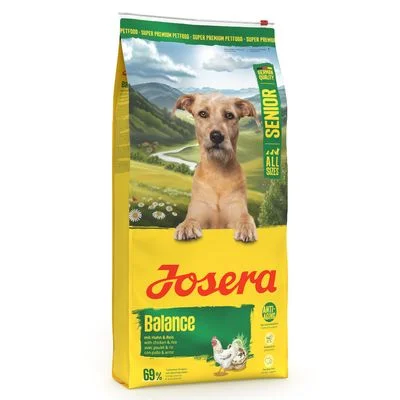 Josera Balance 12,5 кг — супер-премиум корм для пожилых собак 8+ лет с курицей и рисом