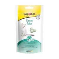 Gimcat Mini-tabs для зубов, лакомство для кошек, 40 г