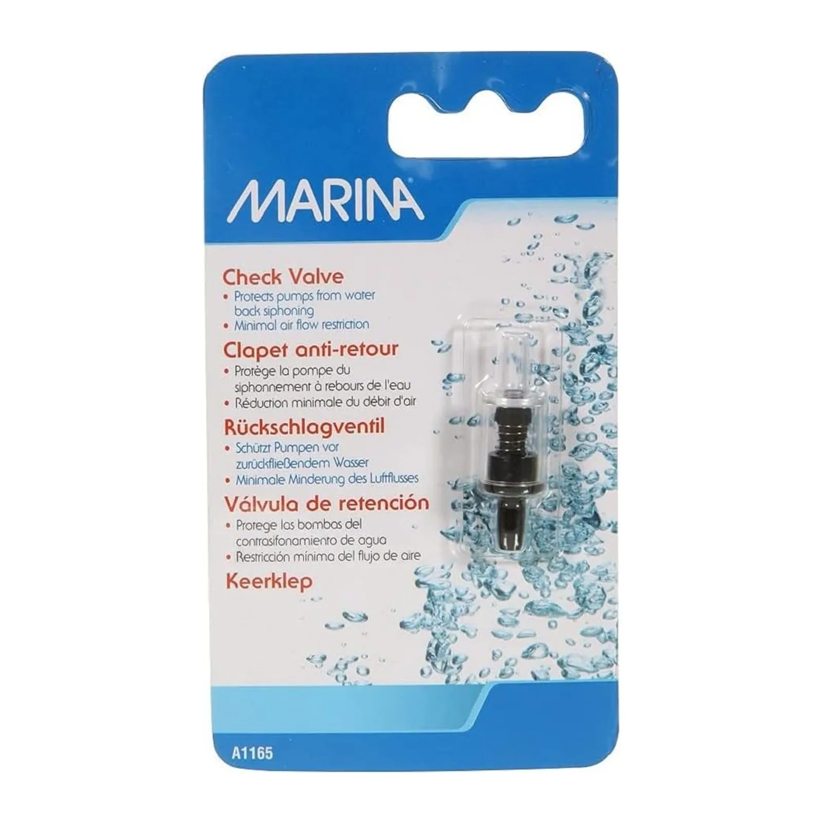 Marina Check Valve, supapă antiretur pentru pompa de aer a acvariului