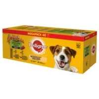 Pedigree Adult мультипак ассорти мясных вкусов для взрослых собак, 4×100 г = 400 г