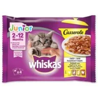 Whiskas Casserole Pasare, мультипак 4×85 г, 340 г, для взрослых кошек