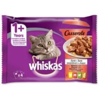 Whiskas Casserole Clasic, мультипак 4×85 г, 340 г, для взрослых кошек