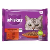 Whiskas Selectii Clasic, мультипак 4×85 г, 340 г, для взрослых кошек