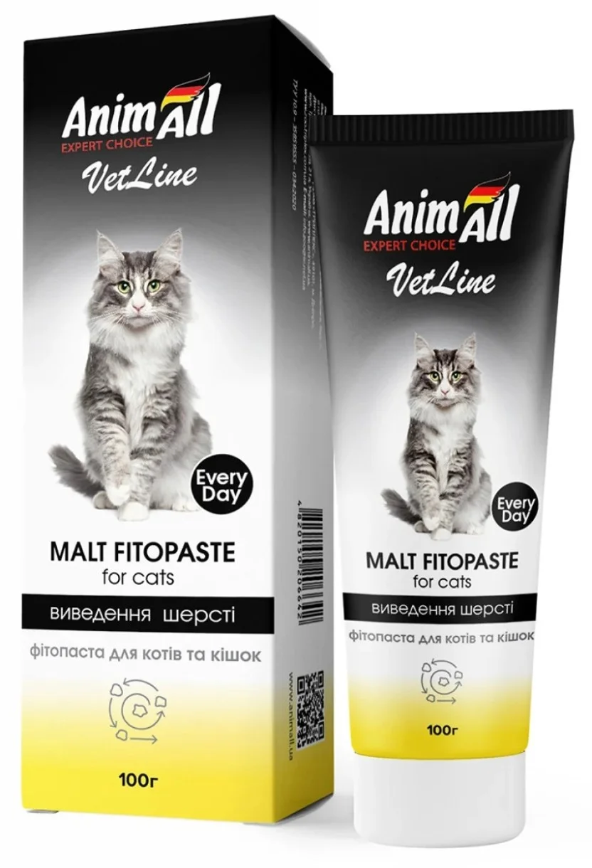 AnimAll Fitopaste Malt, для кошек