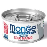 Monge Cat Flakes Monoprotein, говядина, 80 г