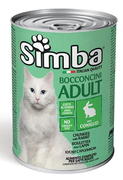 Simba Cat Chunkies, кролик, 415 г