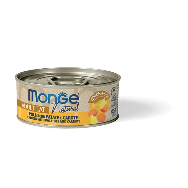 Monge Cat Delicate, курица с морковью и картофелем, 80 г