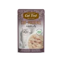 Cat Fest, треска со скумбрией, в желе, 70 г