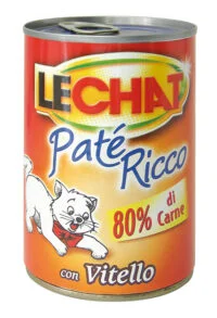 LeChat Ricco, vițel, pateu, 400 g