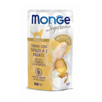 Monge Cat Pouch Supreme Adult, тунец с сибасом и картофелем, 80 г
