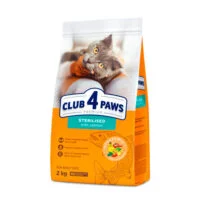 Club 4 Paws Sterilizat для стерилизованных кошек с лососем, 14 кг