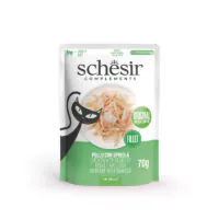 Schesir Cat Complements, курица с сибасом, в желе, 70 г