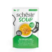 Schesir Cat, курица с тыквой, суп, 40 г