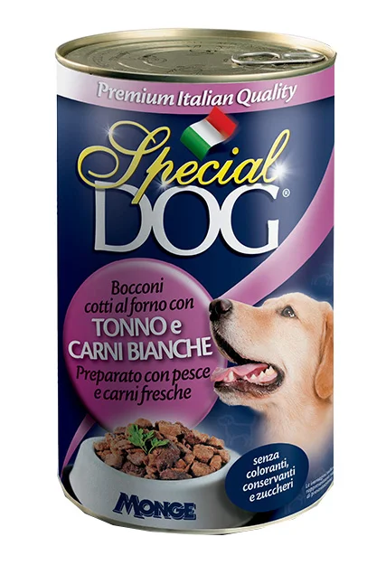 Special Dog Can Chunks, тунец с мясом птицы, 1,275 кг