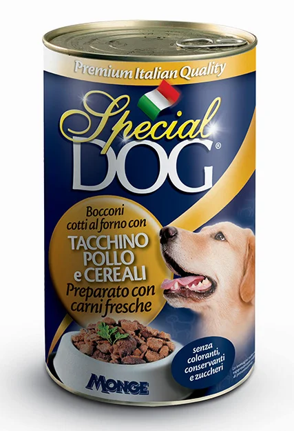 Special Dog Can Chunks, индейка с курицей и злаками, 1,275 кг