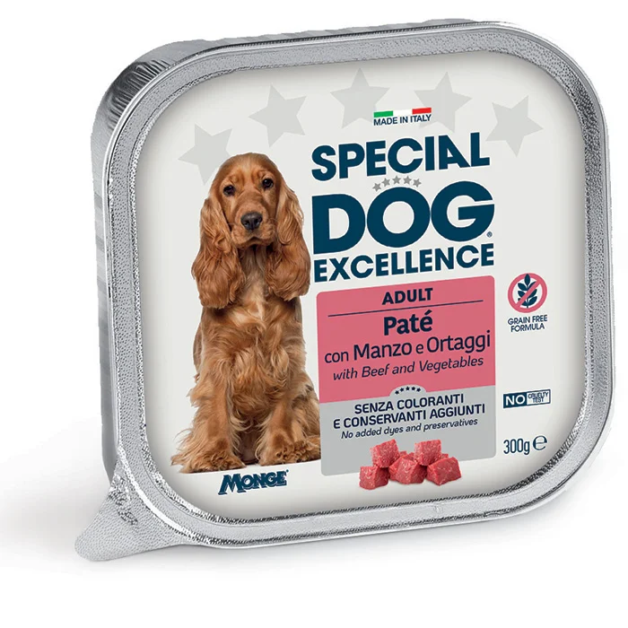 Special Dog Excellence Pâté Adult, говядина с овощами, 300 г