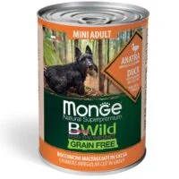 BWild Dog Mini Adult, утка с тыквой и кабачком, 400 г