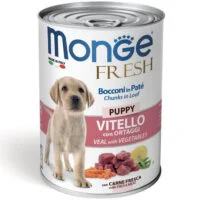 Monge Dog Fresh Puppy, телятина с овощами, 400 г