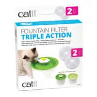 Catit Flower Triple Action, сменные фильтры для питьевого фонтана, 2 шт.