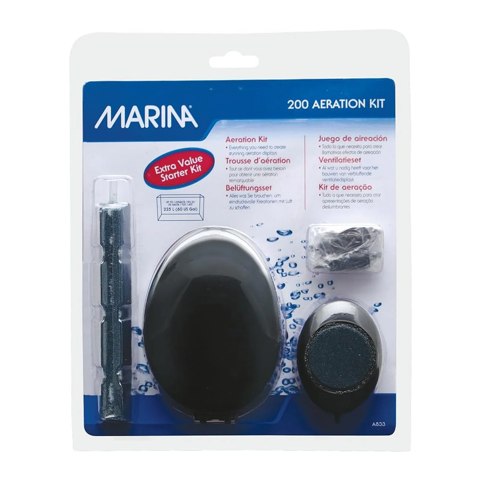 Marina 200 Aeration Kit, set de aerare pentru acvarii de până la 227 L