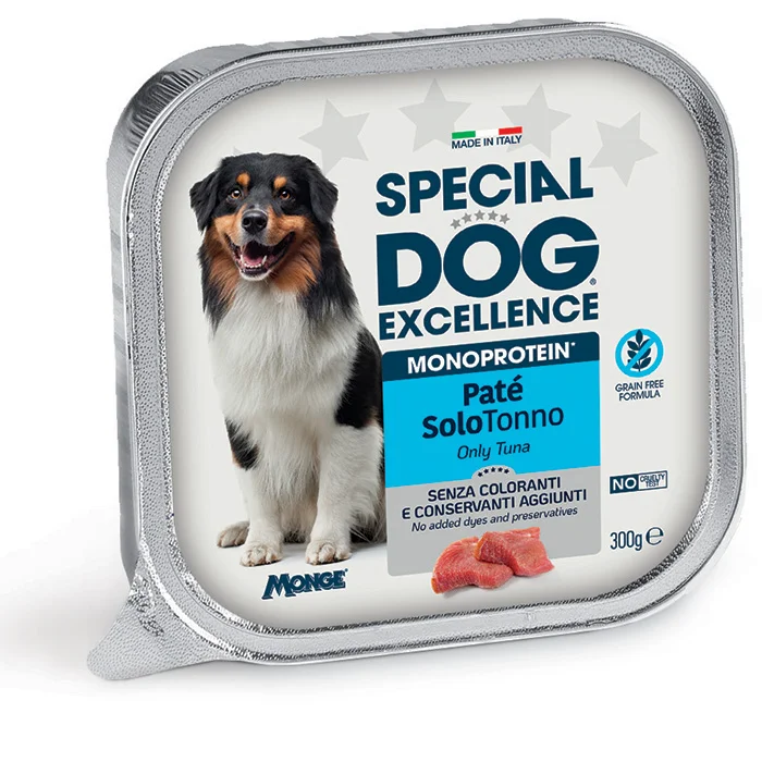 Monge Dog Solo Pâté Monoprotein, тунец, 150 г