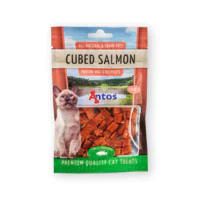 Antos Cat Treats, кубики лосося, 50 г