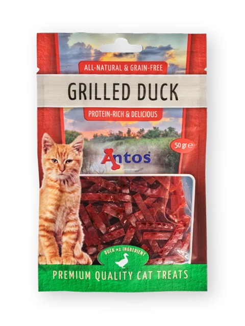 Antos Cat Treats, гриль-утка, 50 г