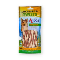 Antos, курица с рыбой, твисты, 100 г