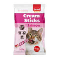 Sanal Cat Cream Sticks, лосось, 5 шт по 15 г