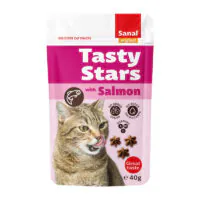 Sanal Cat Tasty Stars, лосось, 40 г