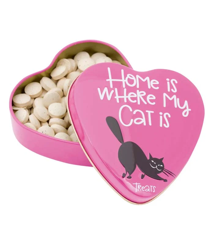 Sanal Cat Vitamin Treats, в банке-сердечке, 60 г