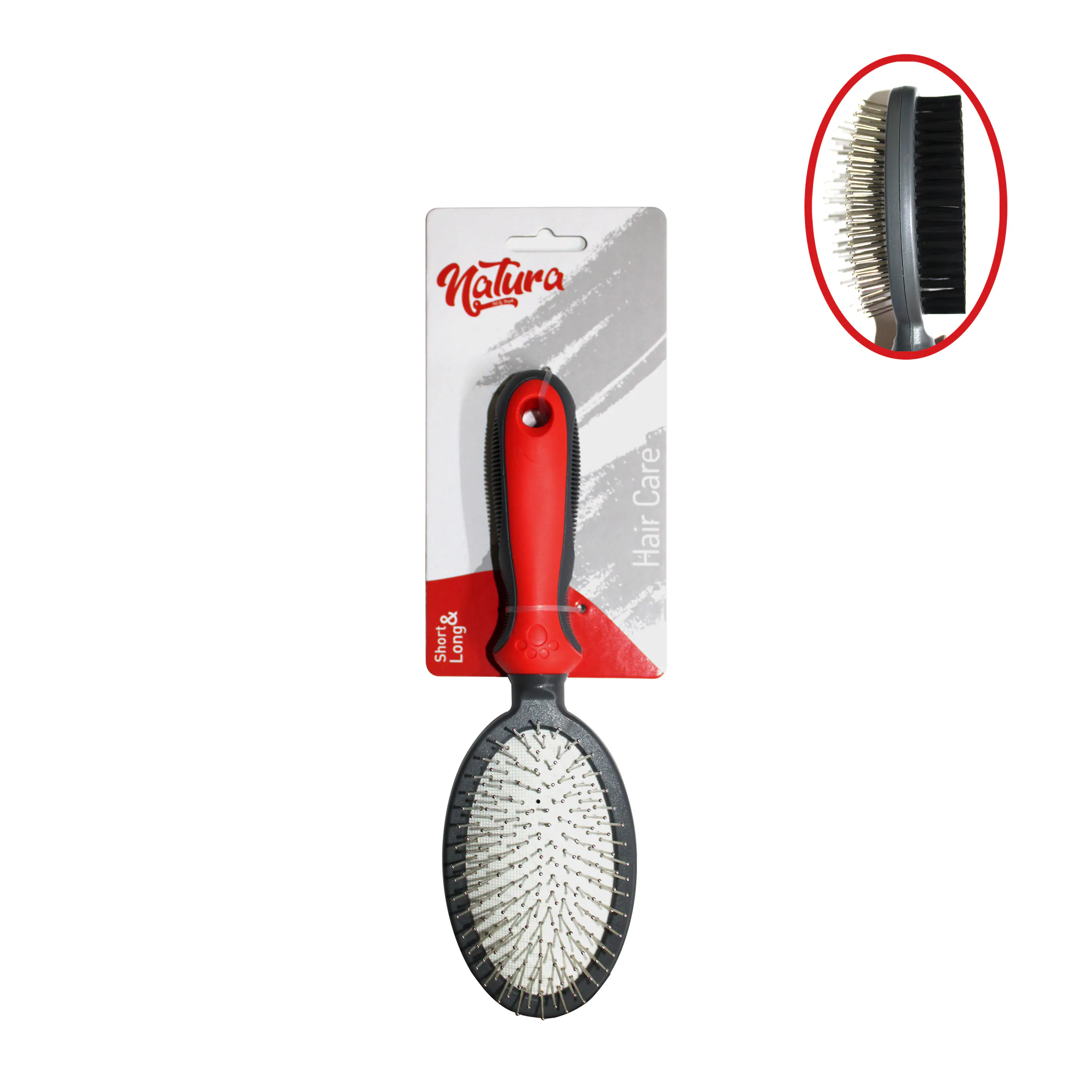 Natura Double Side Oval Pet Brush MK326 Large