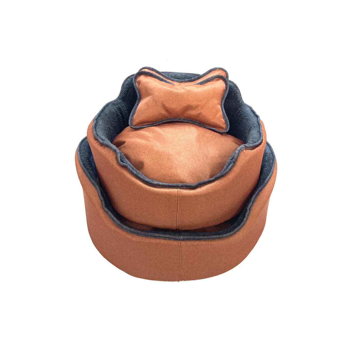 Natura Bone Oval Bed N.2 60×60 cm