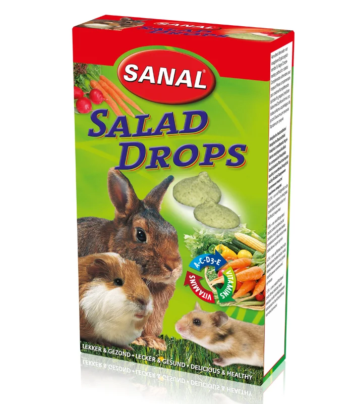 Sanal Rodent Salad Drops, салатные капельки, 45 г