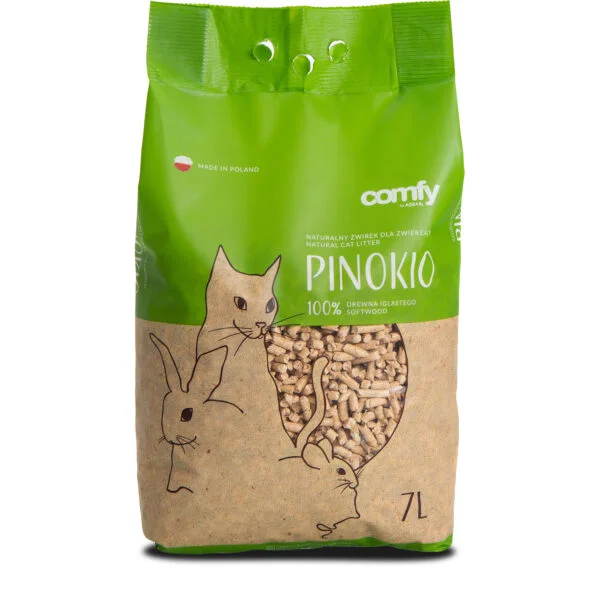 Comfy Pinokio, древесный наполнитель, 7 л