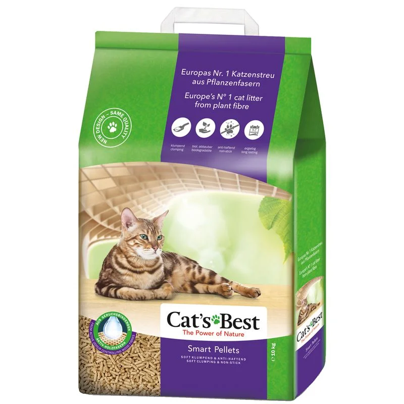 Cat's Best Smart Pellets, гранулированный, 5 л / 2,5 кг