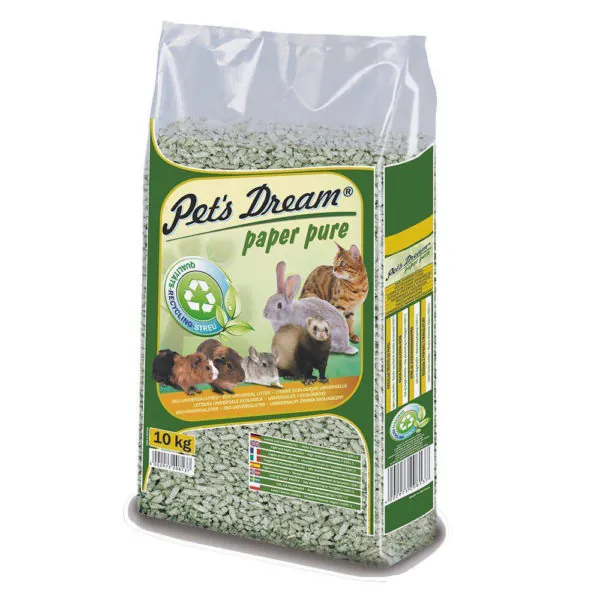 Pets Dream Paper Pur, бумажный наполнитель, 10 л / 4,8 кг