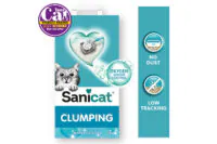 Sanicat Clumping, așternut din bentonită, săpun de Marsilia, 16 l