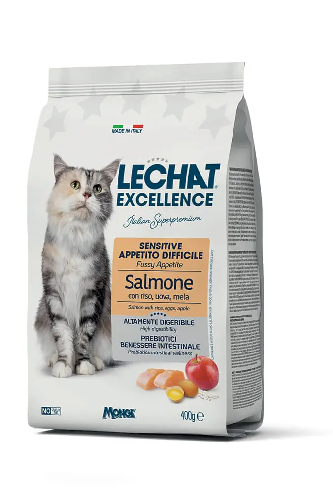 LeChat Dry Excellence Sensitive, мясо птицы, 400 г
